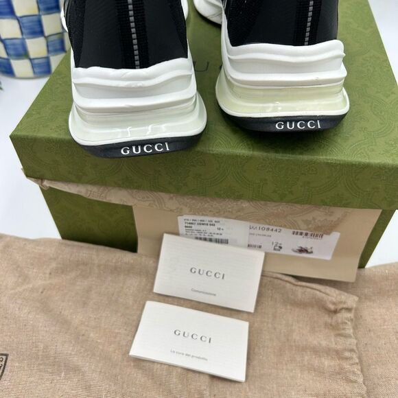 Men’s Gucci run interlocking G sneakers size 12.5 made in Italy - Picture 6 of 7